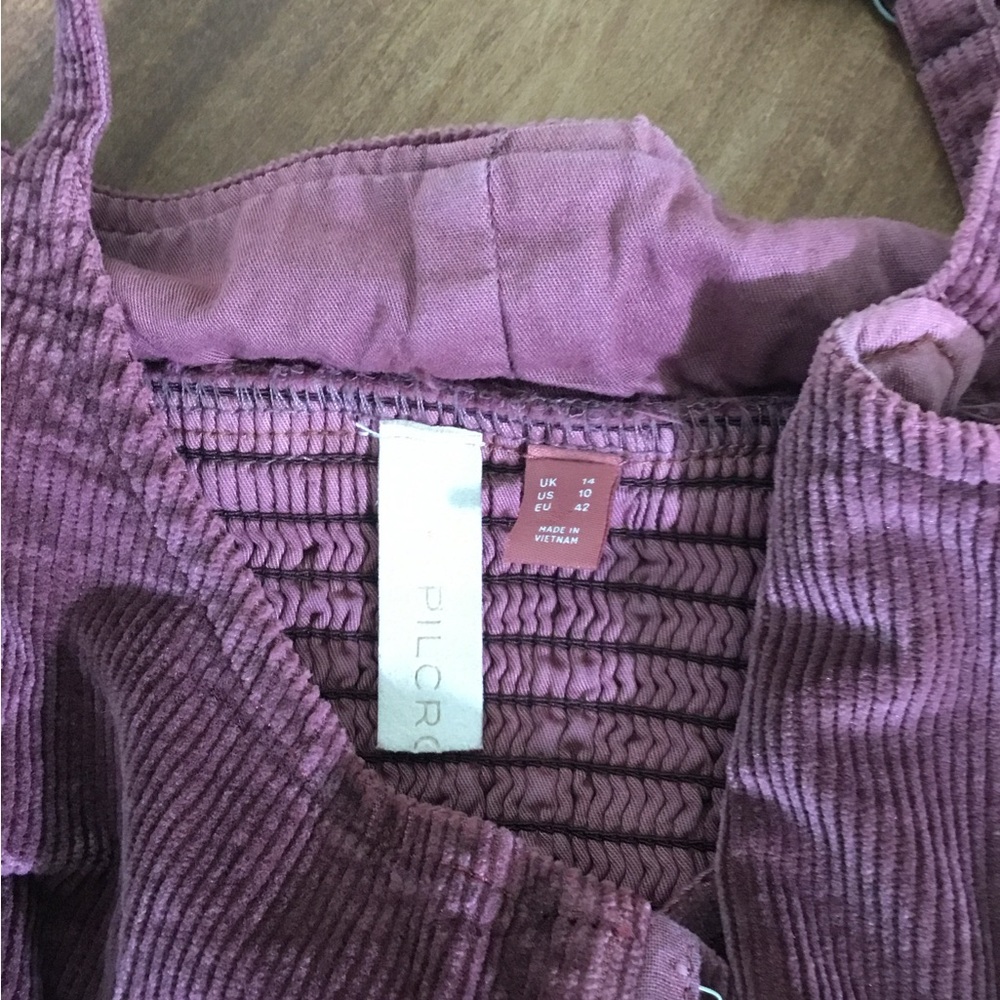 Pilcro Brown Corduroy Corset Tank Top - Picture 7 of 8